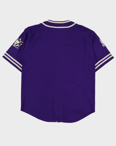 Washington Huskies MLB Purple Baseball Jersey - XL