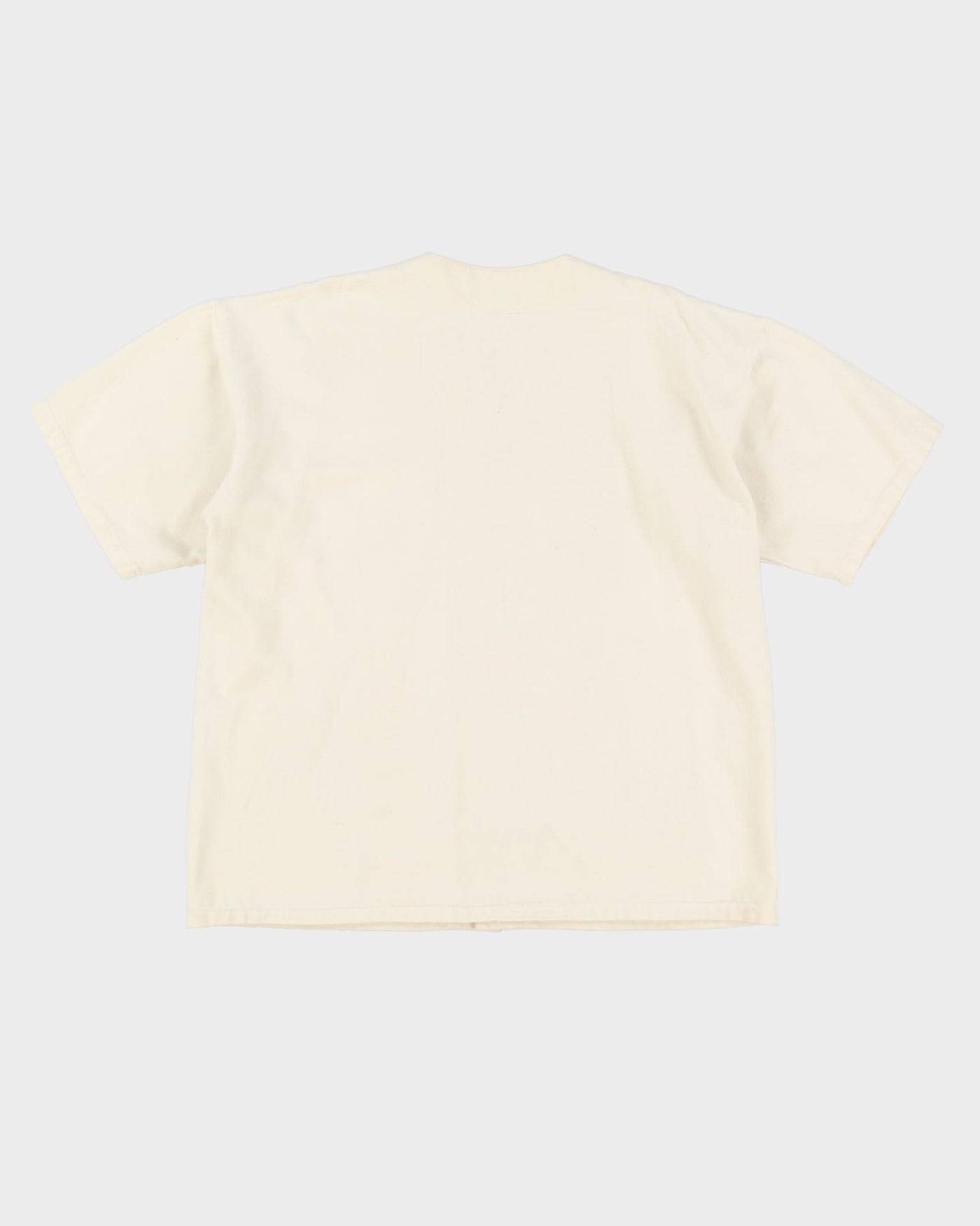 80s Queens Law Off-White Baseball Jersey - XL