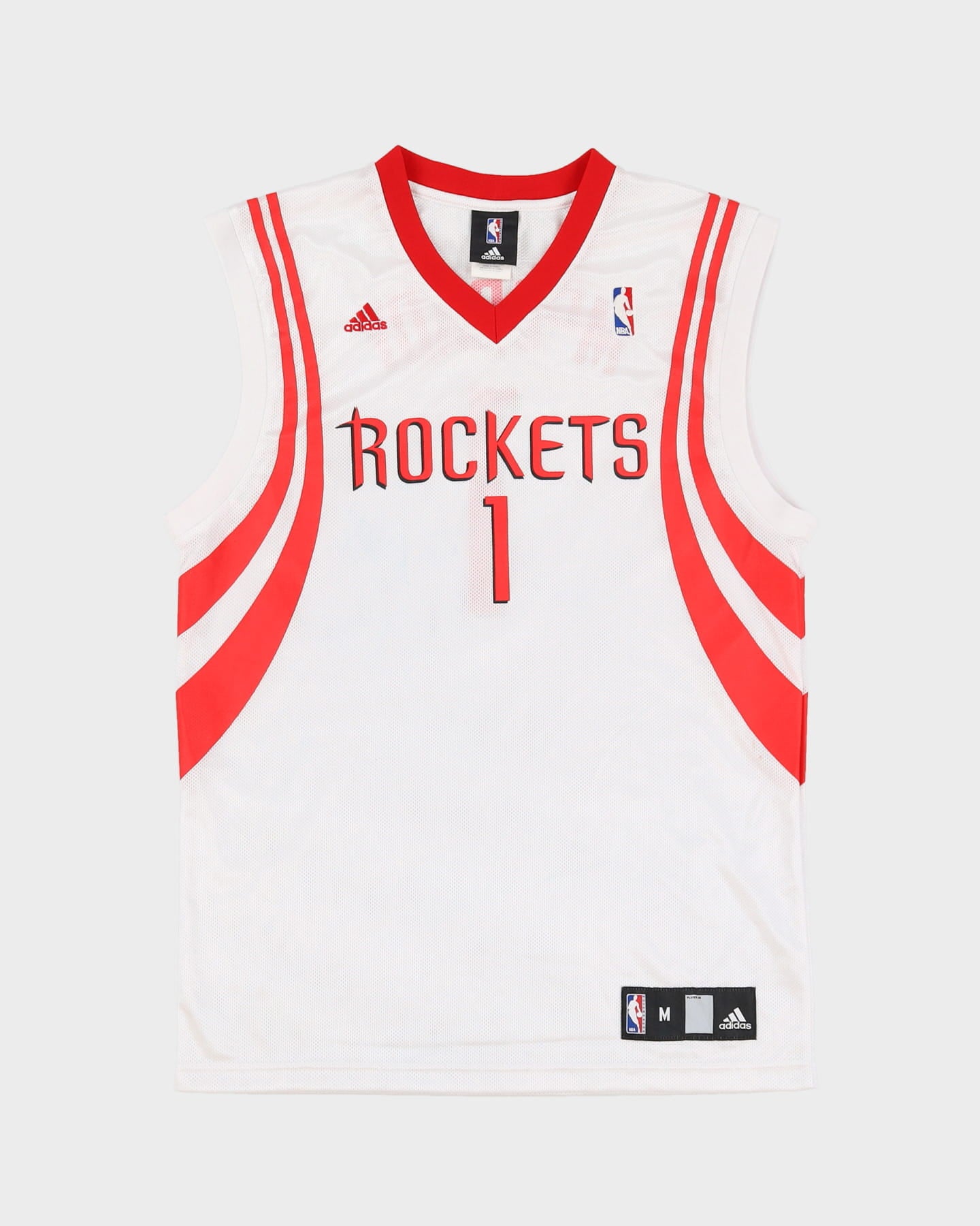 2008 Tracy McGrady #1 Houston Rockets White NBA Basketball Jersey - M