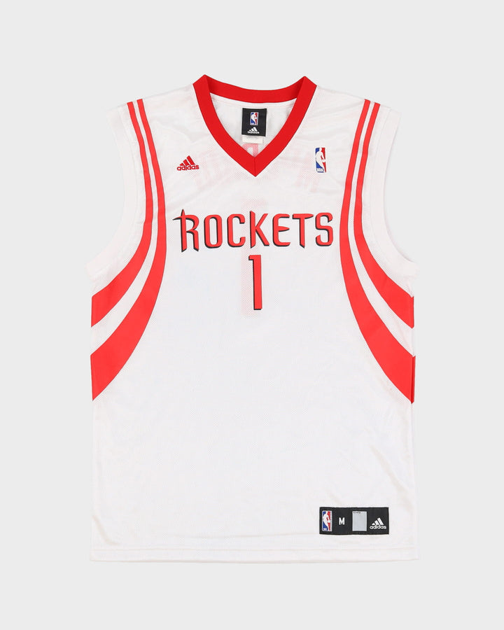 2008 Tracy McGrady #1 Houston Rockets White NBA Basketball Jersey
