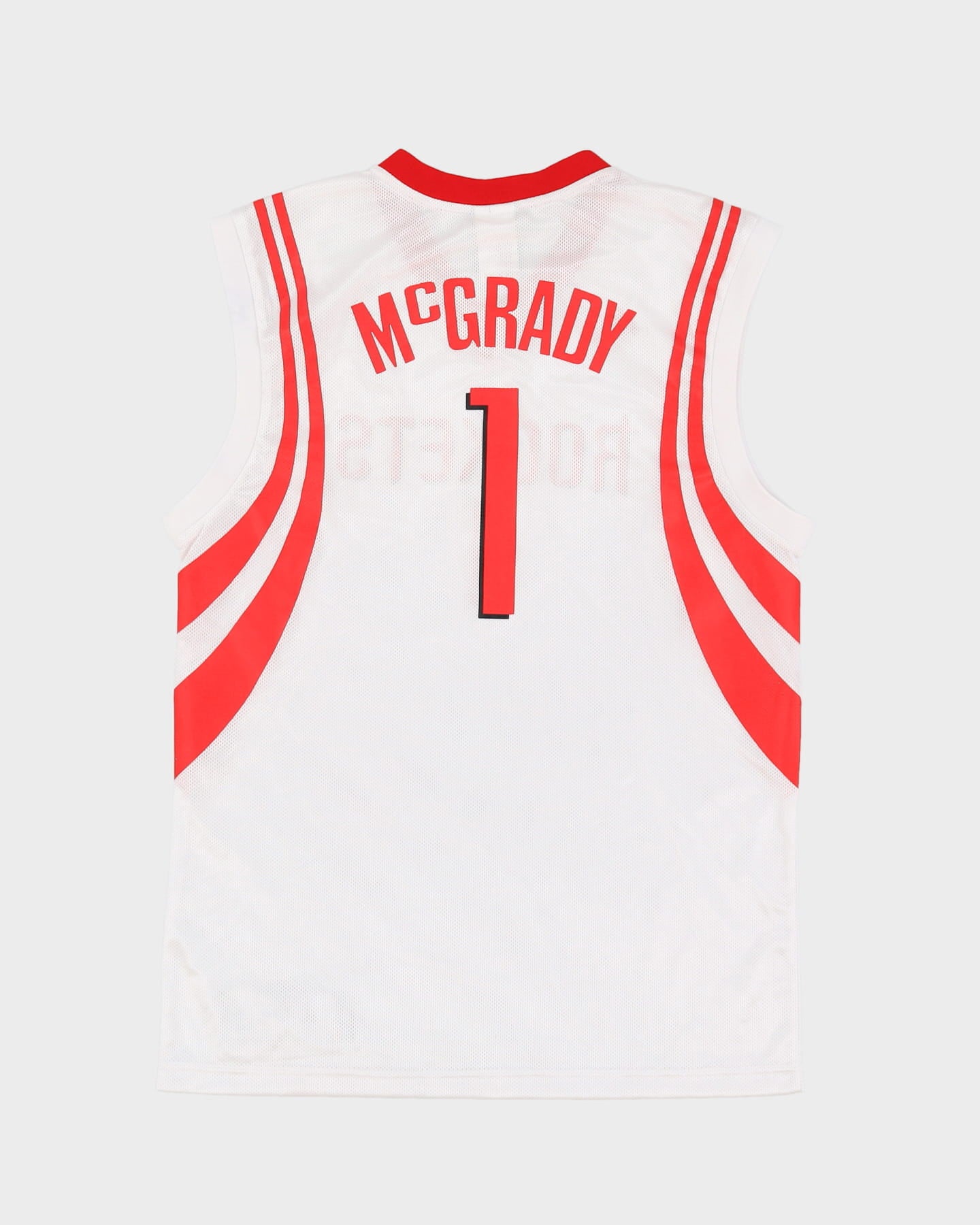 2008 Tracy McGrady #1 Houston Rockets White NBA Basketball Jersey - M