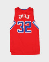 Blake Griffin #32 LA Los Angeles Clippers Red Stitched NBA Adidas Basketball Jersey - S
