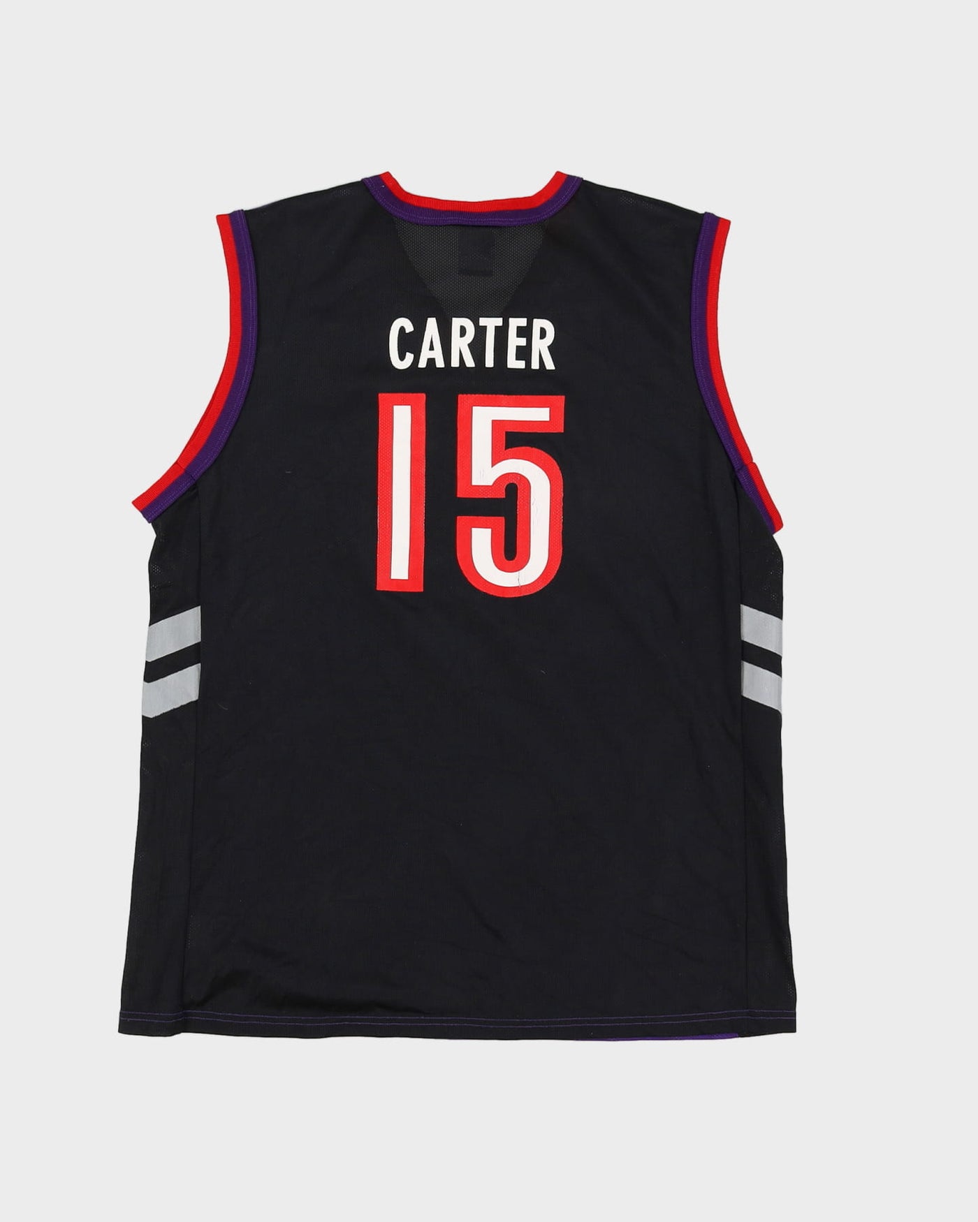 Toronto Raptors Vince Carter #15 'Dunk Contest' Champion NBA Purple / Black Jersey - M