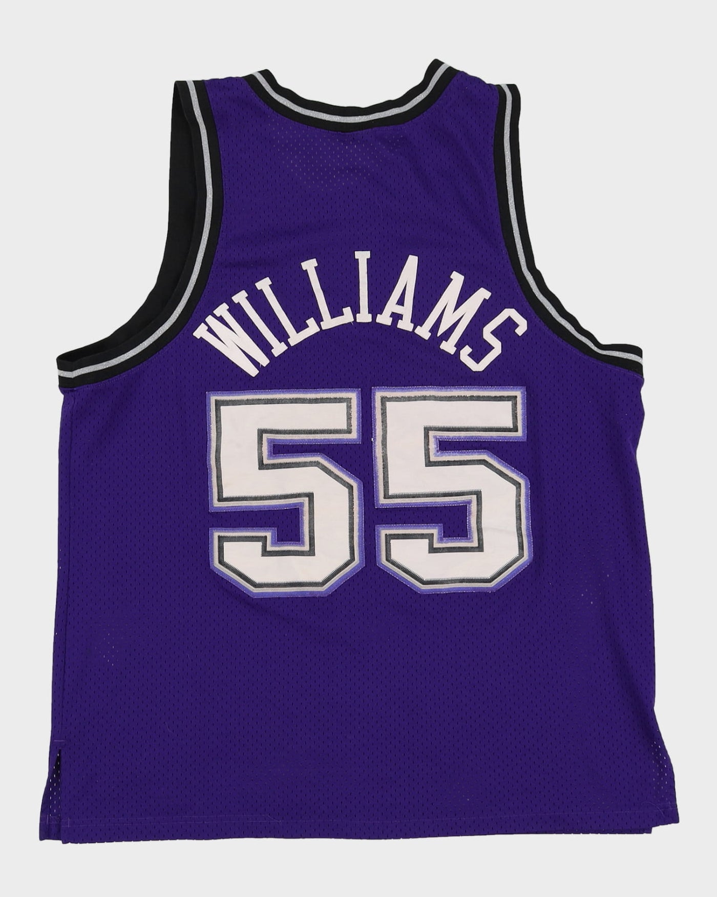 00s Nike Jason Williams #55 Sacramento Kings Purple 'White Chocolate' NBA Jersey - XL