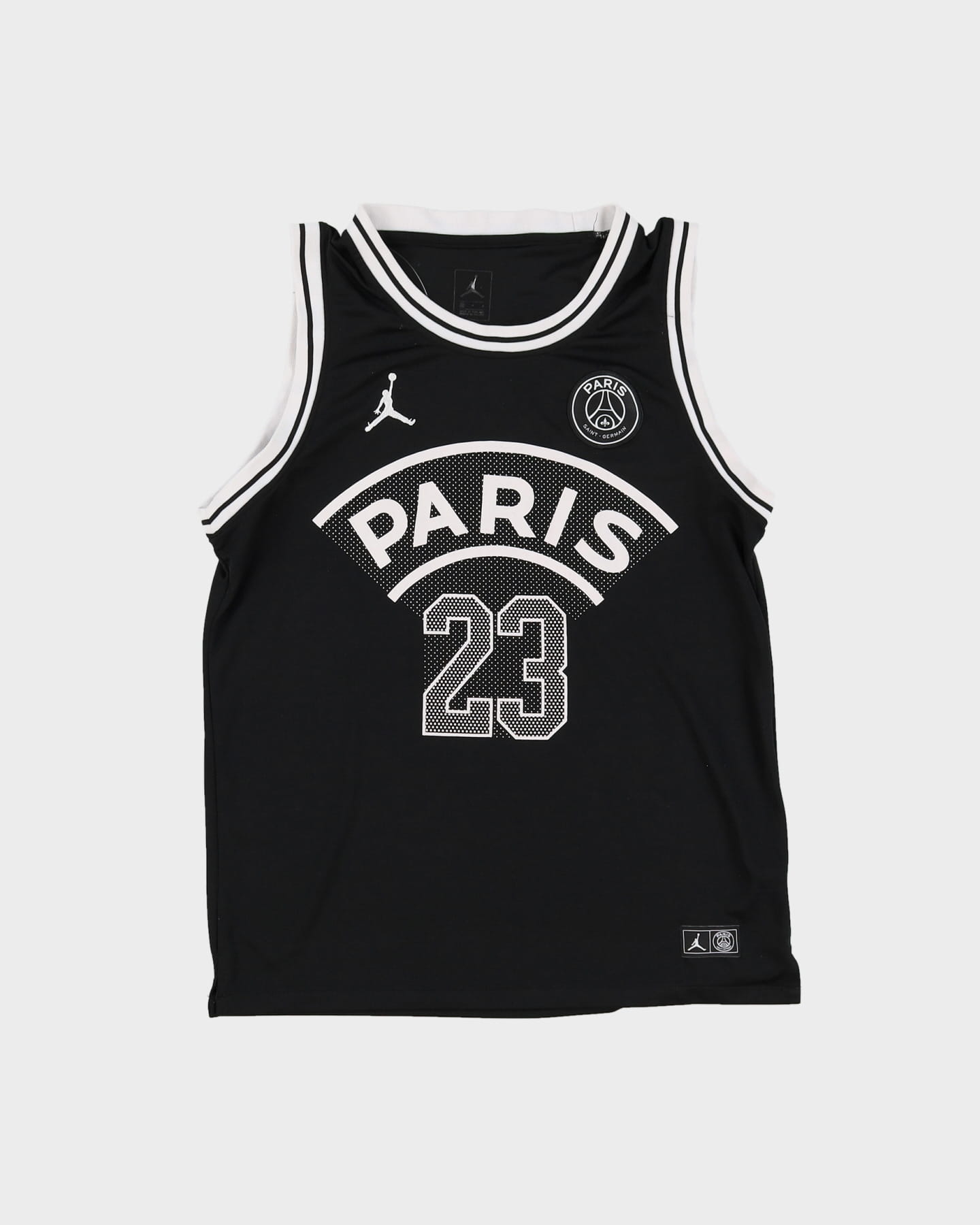 Jordan X PSG Black Basketball Jersey - S