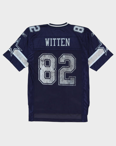 00s Jason Witten #82 Dallas Cowboys Navy NFL American Football Jersey - S