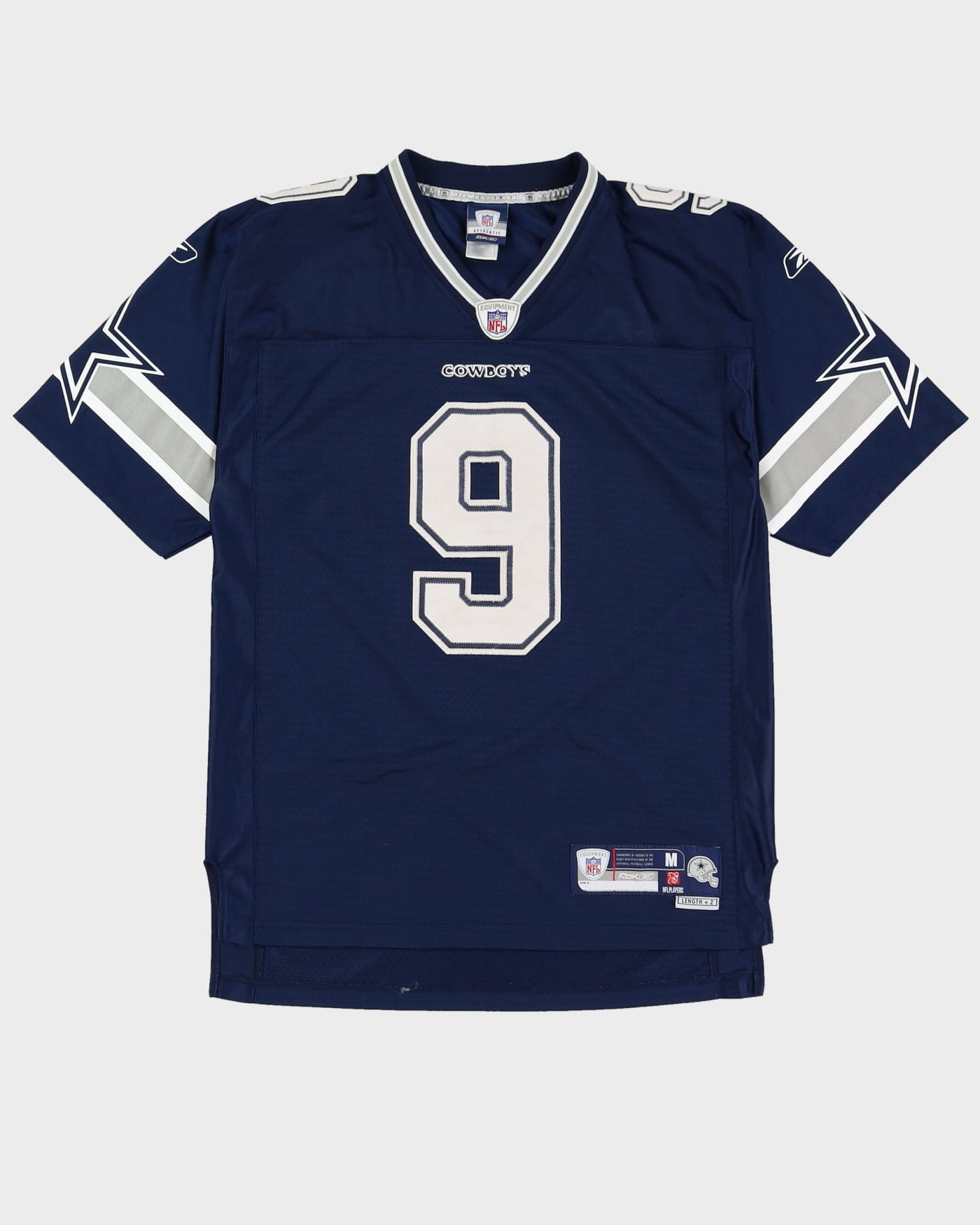 00s Tony Romo #9 Dallas Cowboys Navy NFL American Stitched Football Jersey M