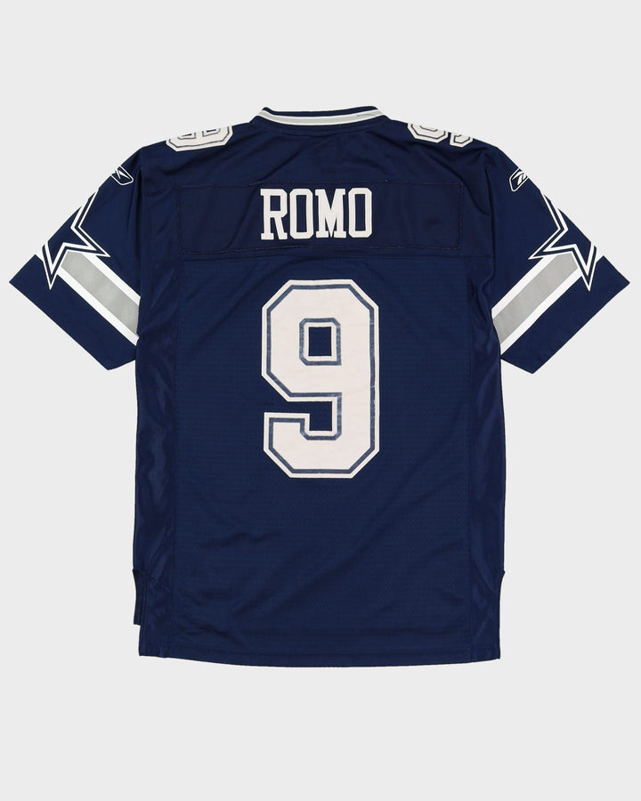 00s Tony Romo #9 Dallas Cowboys Navy NFL American Stitched Football Jersey - M