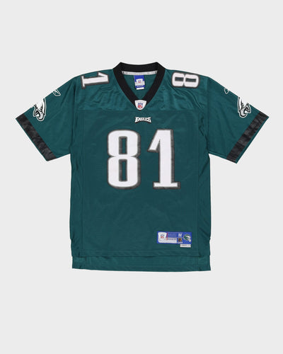 00s Terrell Owens #81 Philadelphia Eagles Green Stitched NFL American Football Jersey - M
