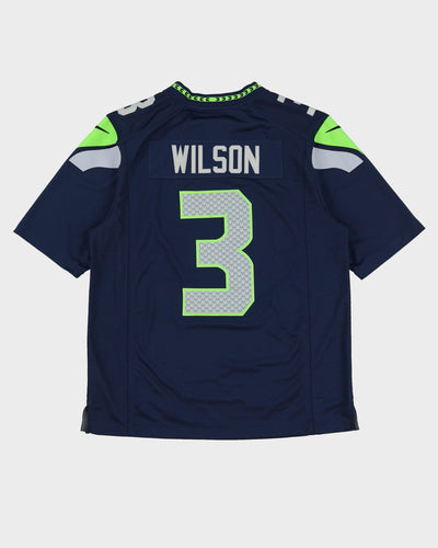 Nike Russell Wilson #3 Seattle Seahawks Navy NFL American Football Jersey - L