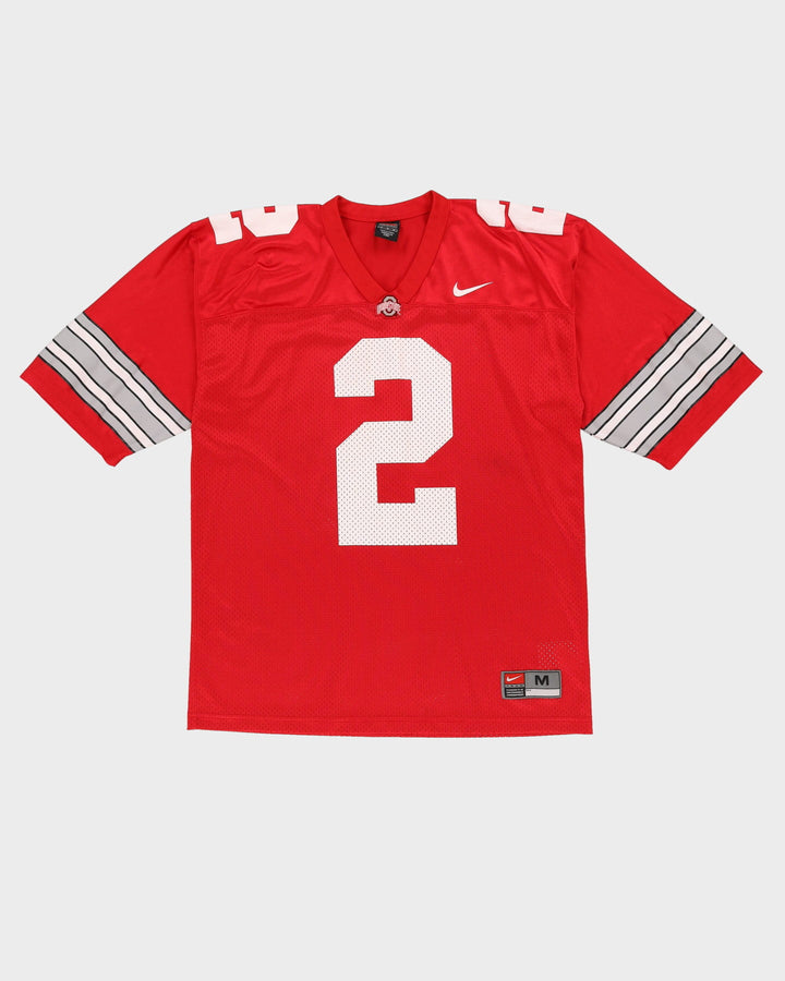 Nike Ohio State #2 Red NCAA College Football / American Football Jersey - M