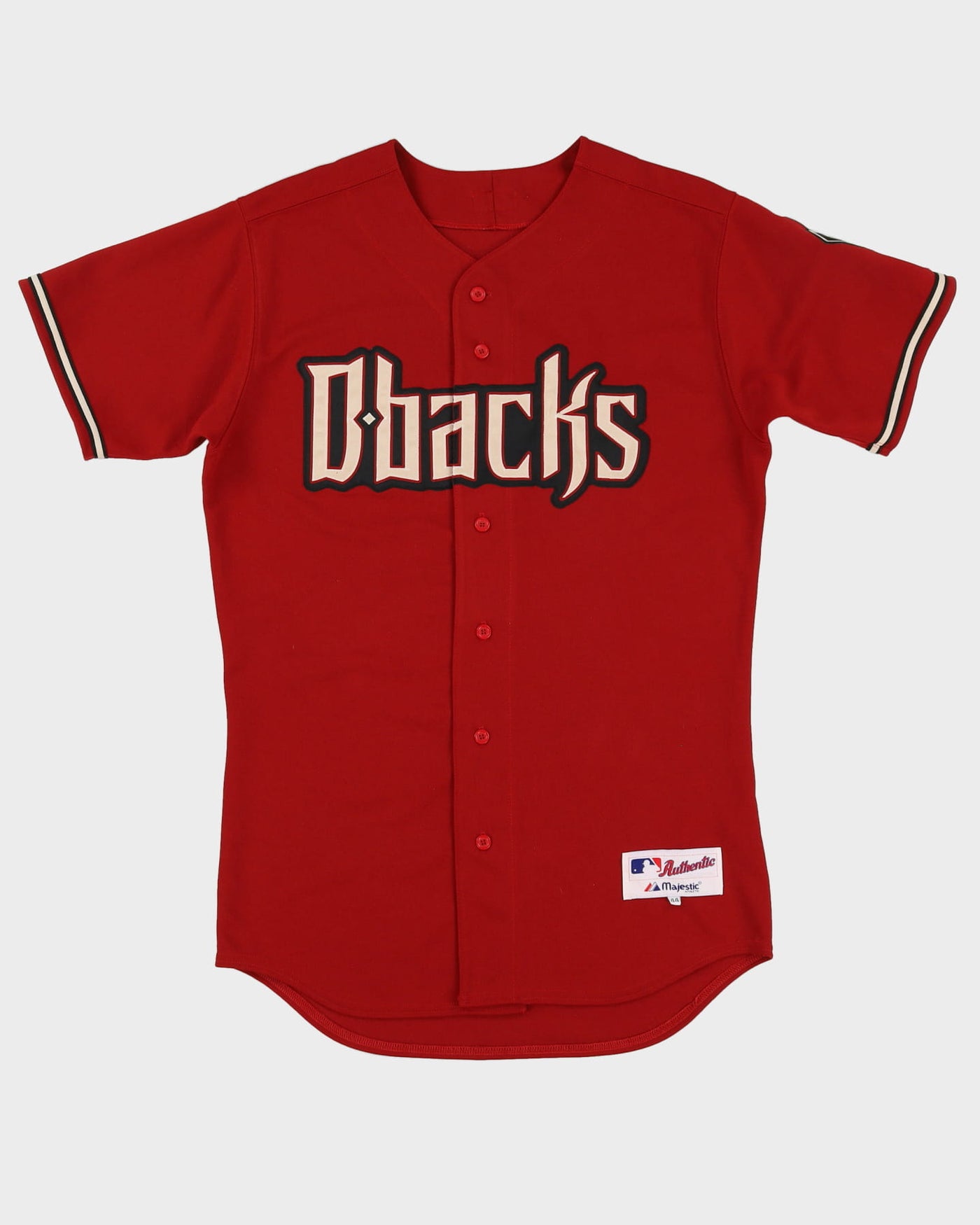 Arizona Diamondbacks Red Majestic MLB Baseball Jersey - L