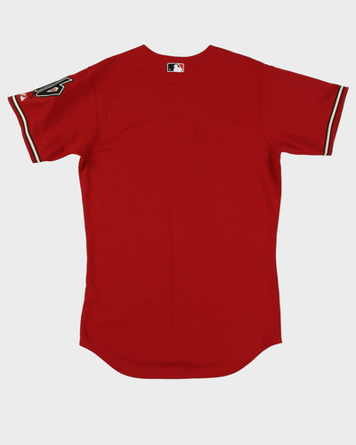 Arizona Diamondbacks Red Majestic MLB Baseball Jersey - L
