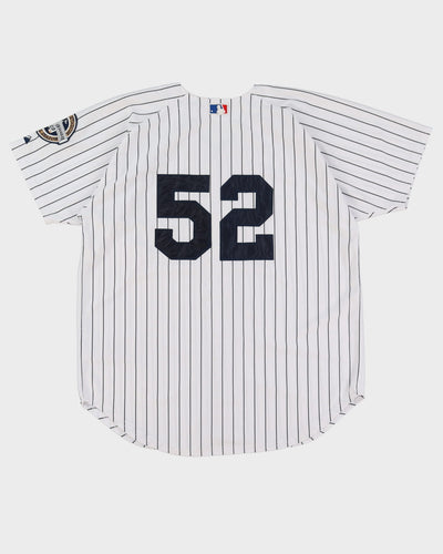 New York Yankees White Pinstripe MLB Baseball Jersey - XL
