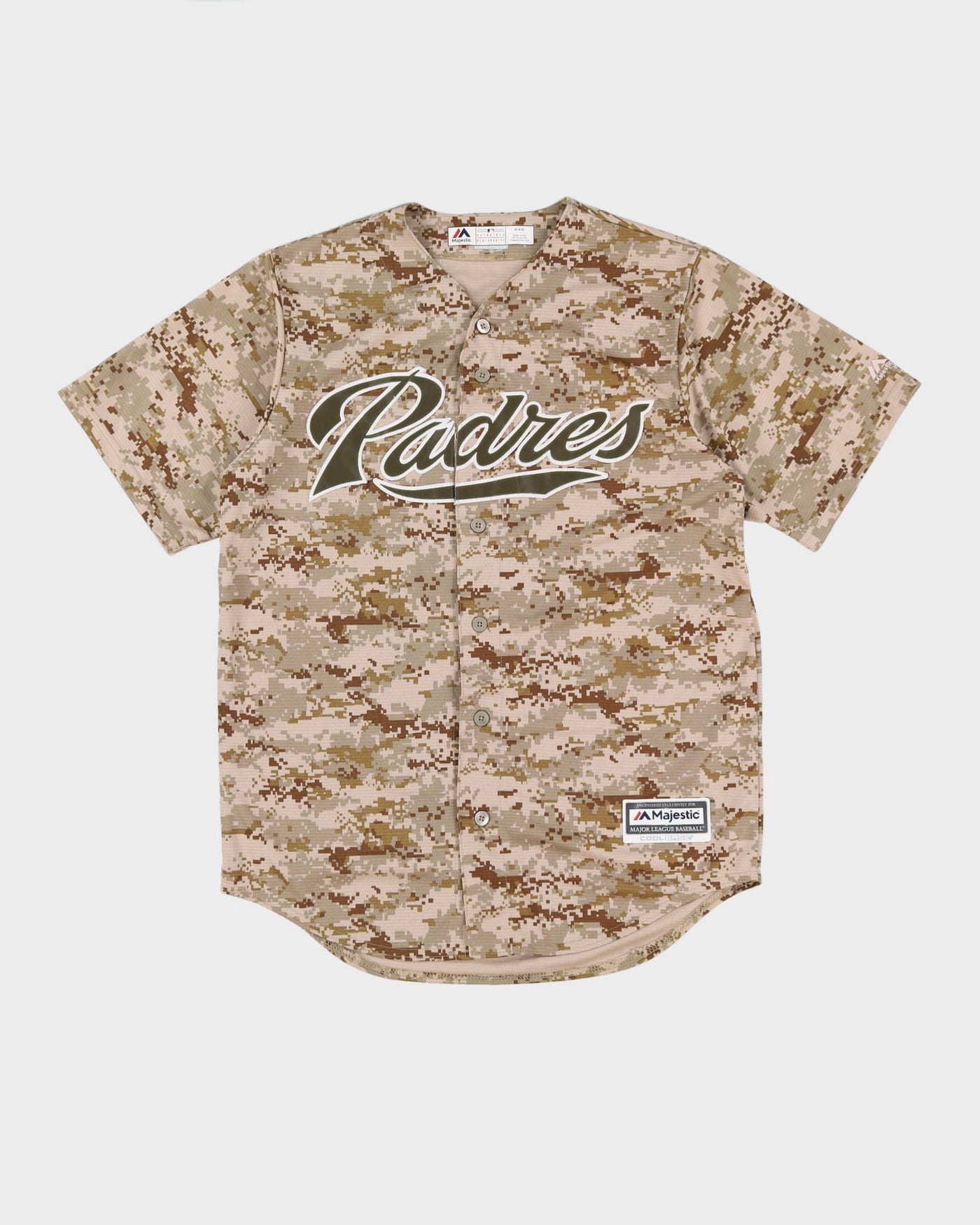 San Diego Padres Majestic Camouflage Edition MLB Baseball Jersey - M