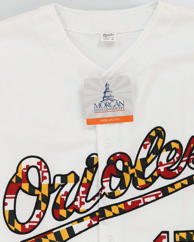 Deadstock Baltimore Orioles #17 White MLB Baseball Jersey - XL