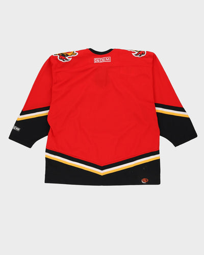 CCM Calgary Flames Red / Black NHL Oversized Hockey Jersey - XL