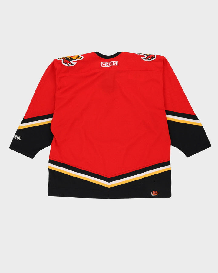 CCM Calgary Flames Red / Black NHL Oversized Hockey Jersey - XL