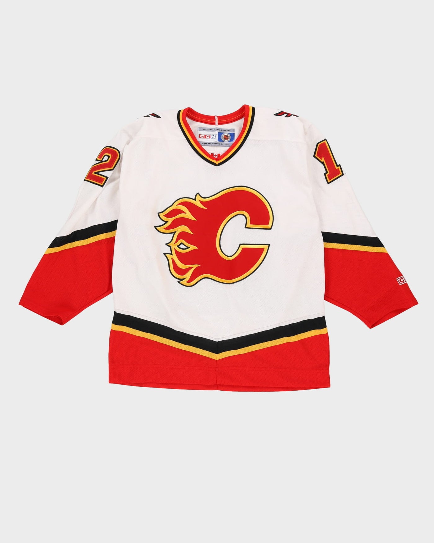Ccm calgary sale flames jersey