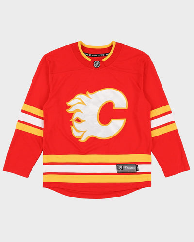 Fanatics Calgary Flames Red NHL Oversized Hockey Jersey - XS