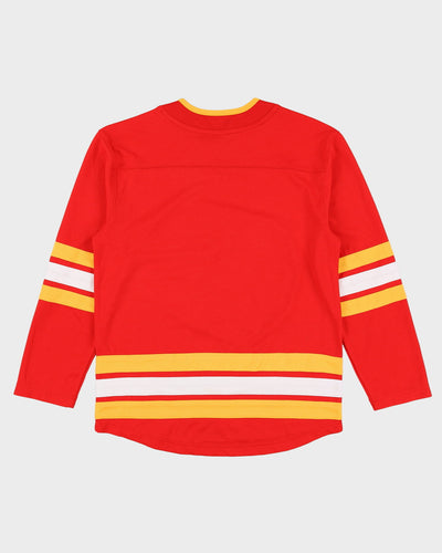 Fanatics Calgary Flames Red NHL Oversized Hockey Jersey - XS