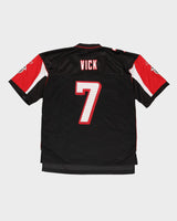 Mike Vick #7 Atlanta Falcons Black NFL American Football Jersey - L / XL