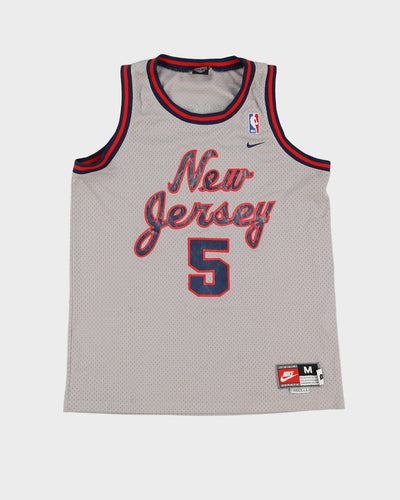 00s Jason Kidd #5 New Jersey Nets NBA Basketball Jersey - M