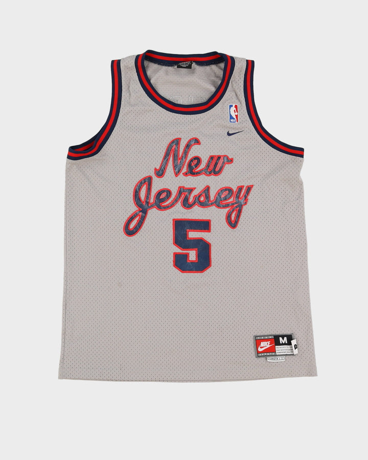 00s Jason Kidd #5 New Jersey Nets NBA Basketball Jersey - M
