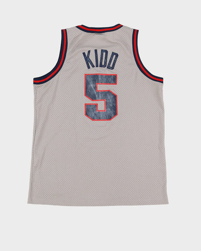 00s Jason Kidd #5 New Jersey Nets NBA Basketball Jersey - M