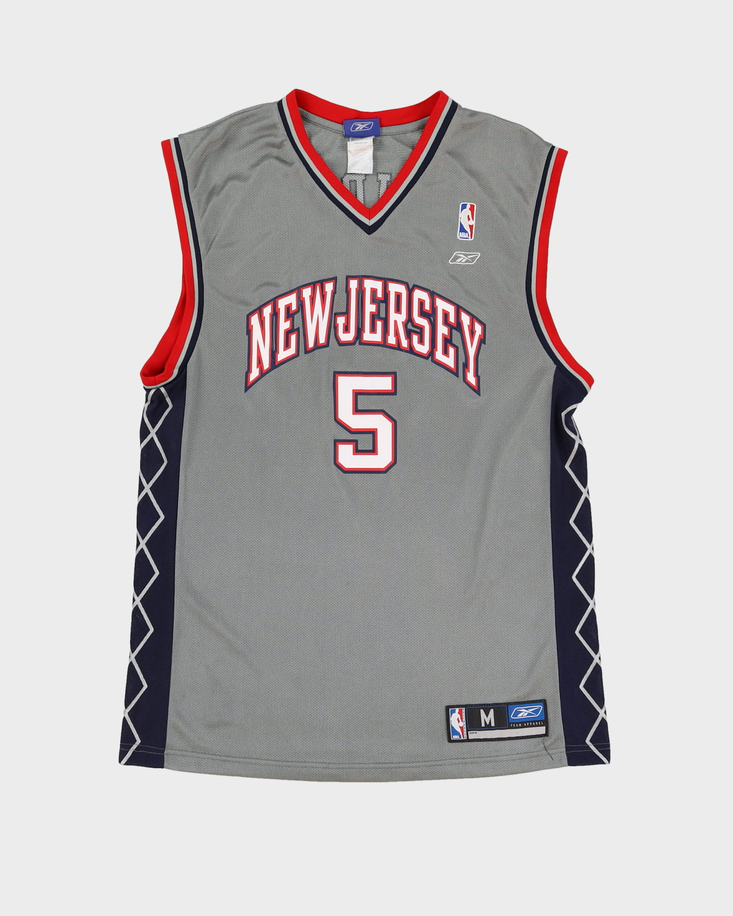00s Jason Kidd #5 New Jersey Nets NBA Basketball Jersey - M