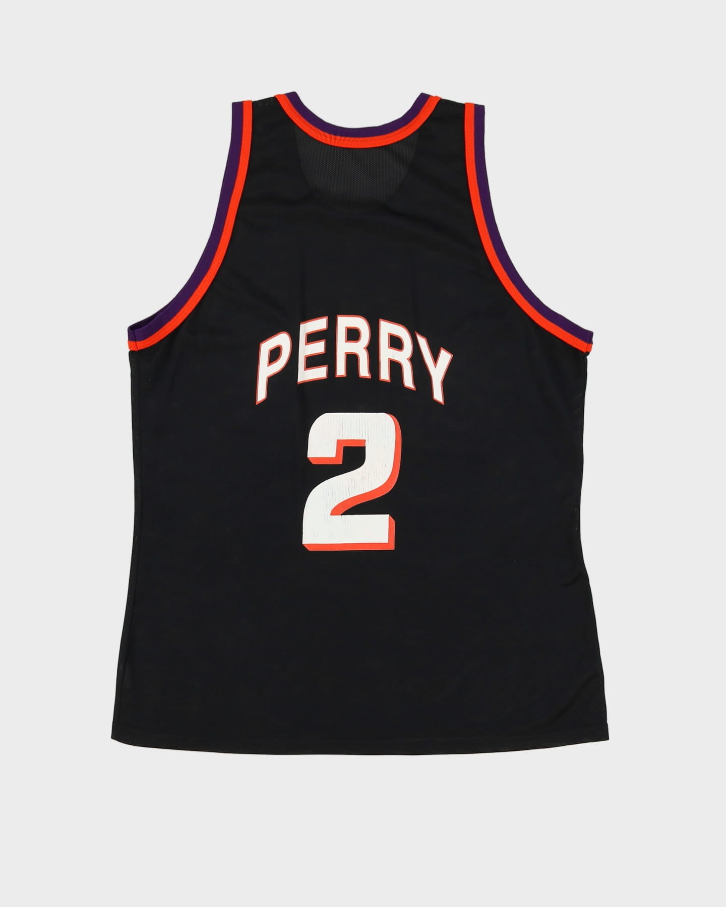 90s Elliot Perry #2 Phoenix Suns Champion NBA Basketball Jersey - L