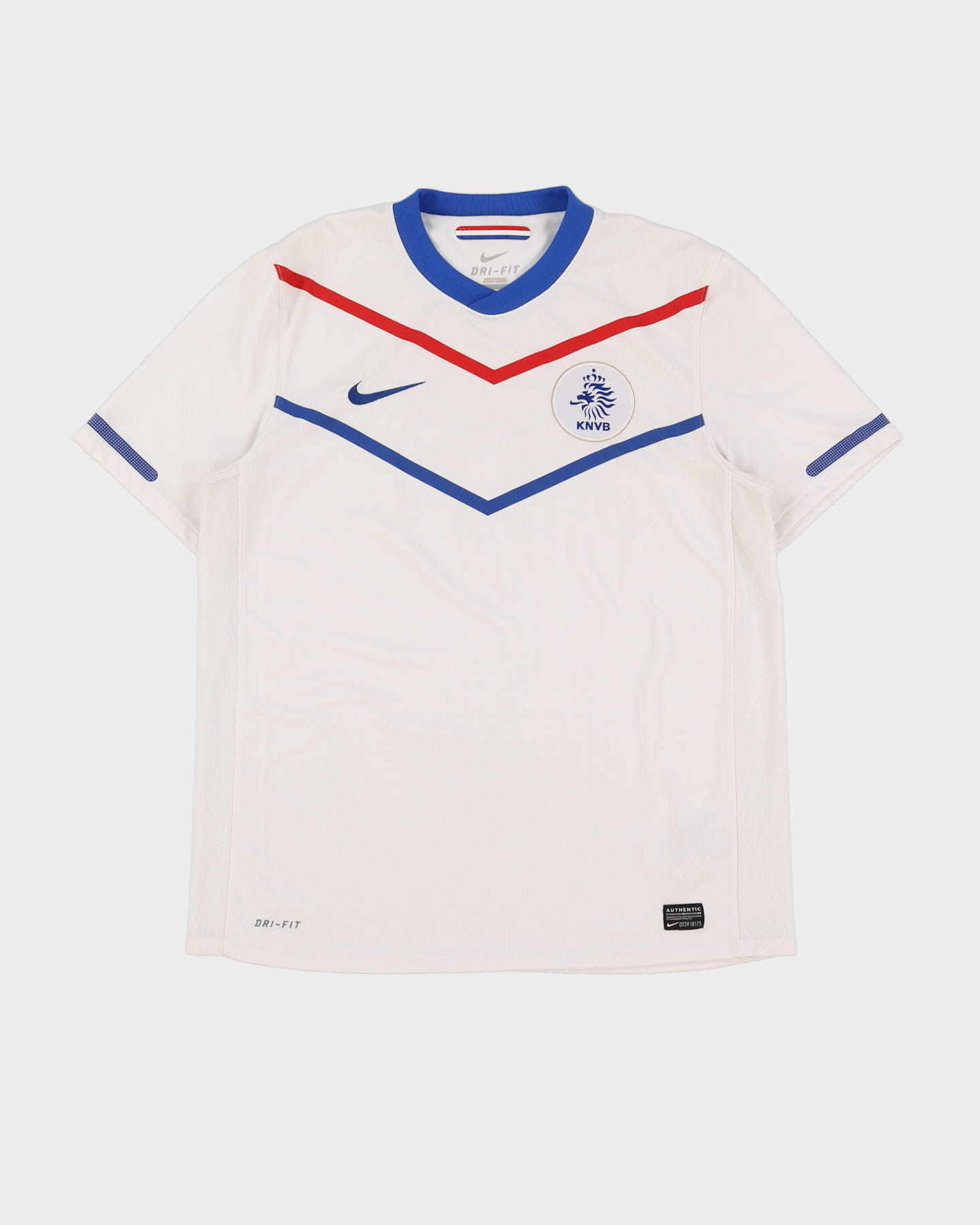 2010 Netherlands Holland Nike White Away Football Shirt Jersey L 