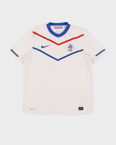 2010 Netherlands / Holland Nike White Away Football Shirt / Jersey - L