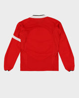 2004-06 Manchester United Nike Red Long Sleeve Football Shirt / Jersey - S