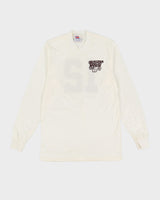 Vintage 70s Bowen Pub Canada White Long Sleeve Football Shirt / Jersey - S