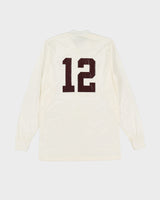 Vintage 70s Bowen Pub Canada White Long Sleeve Football Shirt / Jersey - S