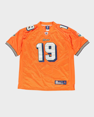 Brandon Marshall #19 Miami Dolphins Reebok NFL American Football Jersey - L