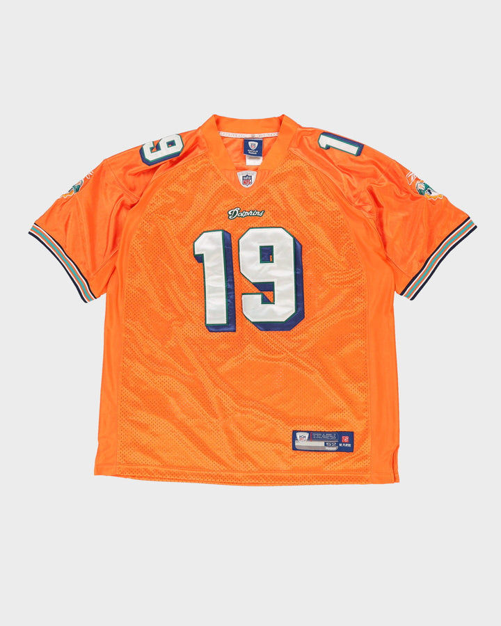 Brandon Marshall #19 Miami Dolphins Reebok NFL American Football Jersey - L