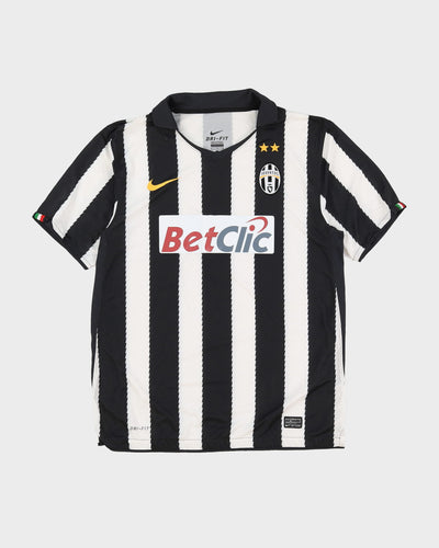 Juventus 2011/12 Black / White Home Kit - L