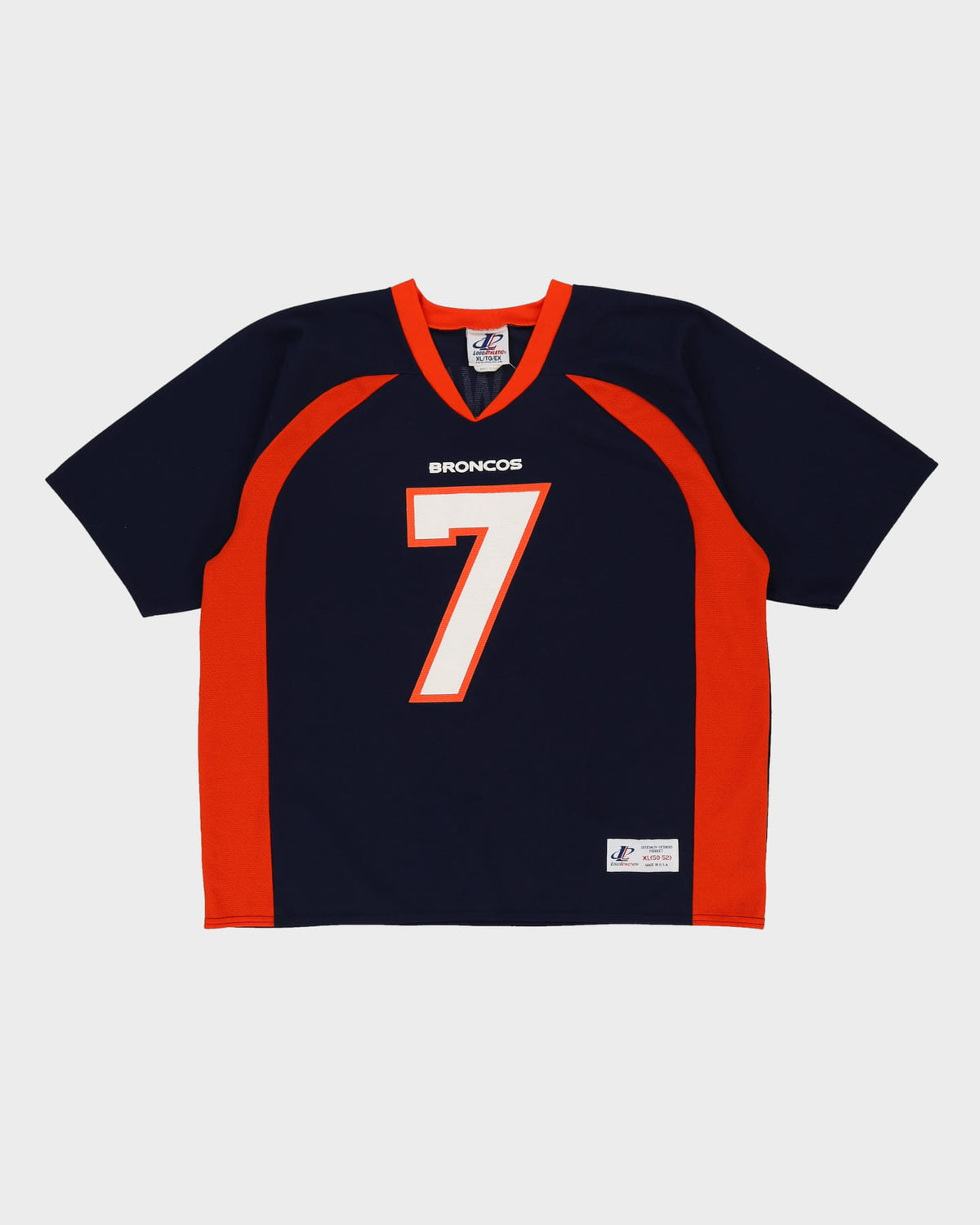 90s John Elway #7 Denver Broncos Logo 7 NFL Reebok Jersey - L