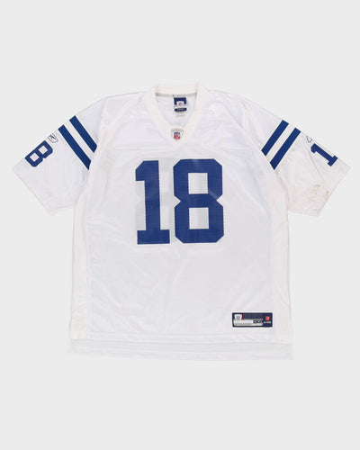 00s Peyton Manning #18 Indianapolis Colts NFL Reebok Jersey - XXL