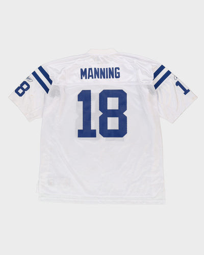 00s Peyton Manning #18 Indianapolis Colts NFL Reebok Jersey - XXL