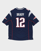 Tom Brady #12 New England Patriots Navy Nike NFL Jersey - XL