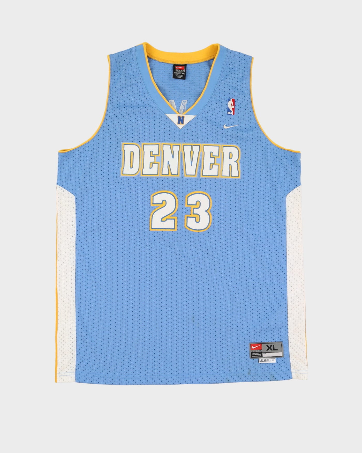 Marcus Camby #23 Denver Nuggets NBA Stitched Blue Basketball Jersey - XL