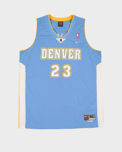 Marcus Camby #23 Denver Nuggets NBA Stitched Blue Basketball Jersey - XL