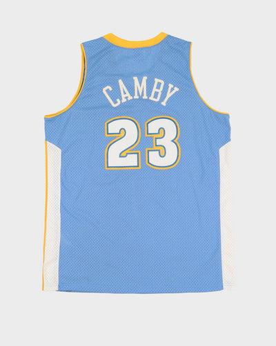 Marcus Camby #23 Denver Nuggets NBA Stitched Blue Basketball Jersey - XL