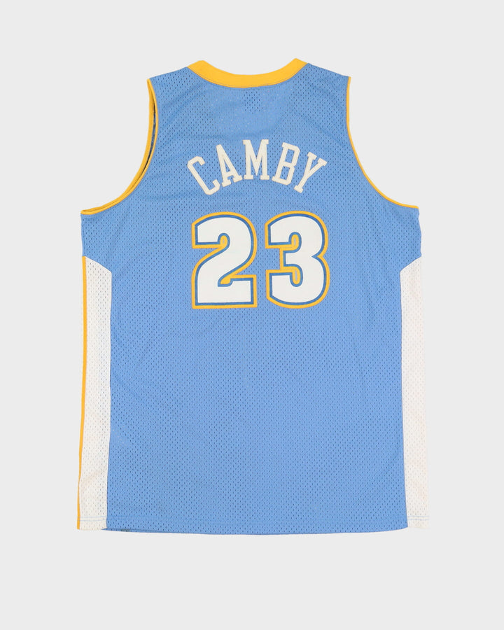 Marcus Camby #23 Denver Nuggets NBA Stitched Blue Basketball Jersey - XL