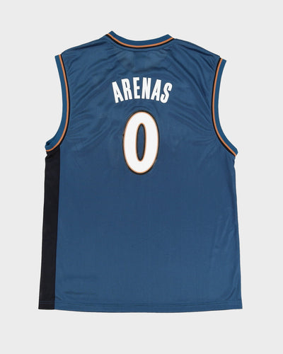 Deadstock With Tags Gilbert Arenas #0 Washington Wizards NBA Navy Basketball Jersey - XL
