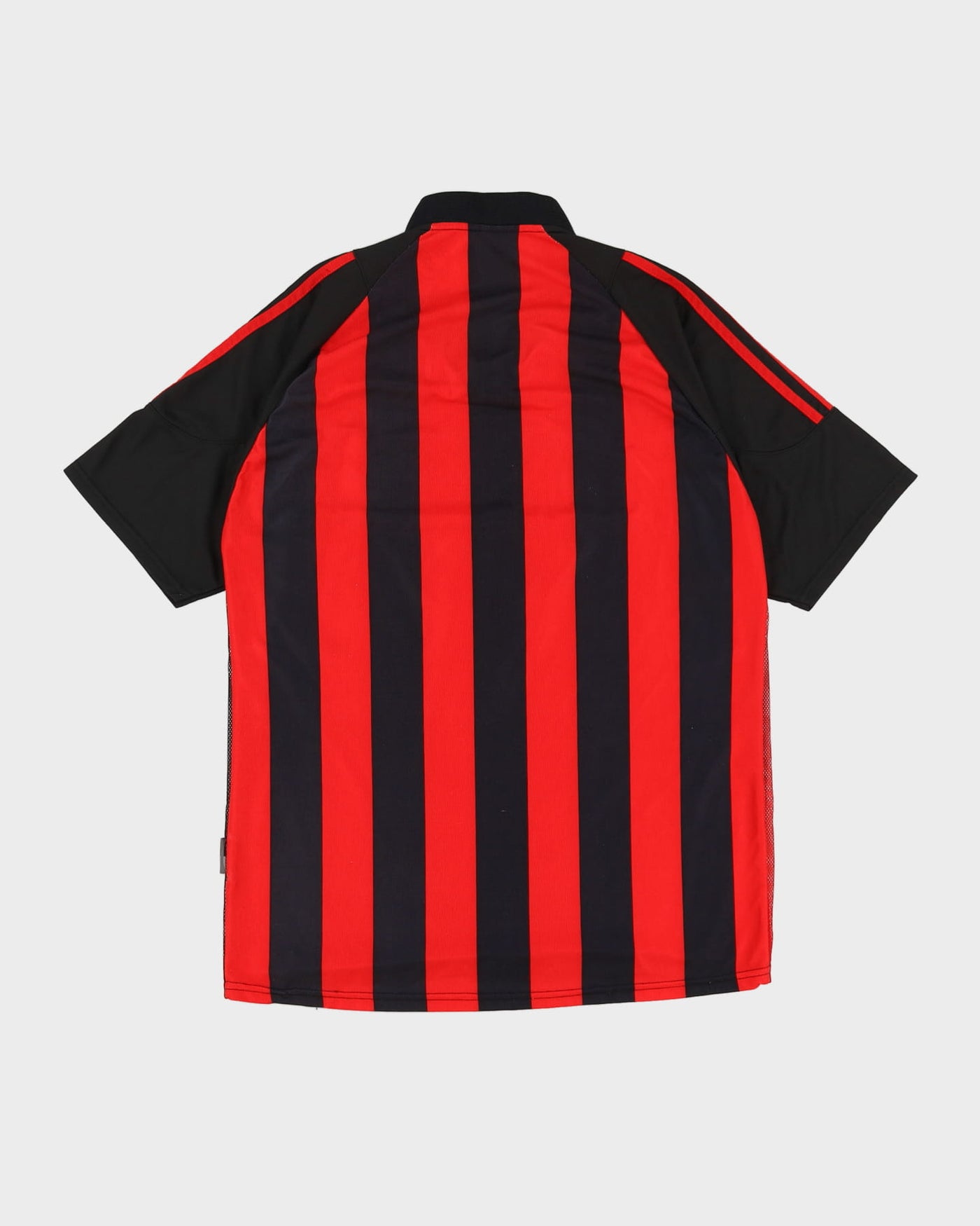 2002 AC Milan Adidas Black / Red Home Kit / Football Shirt / Jersey - L