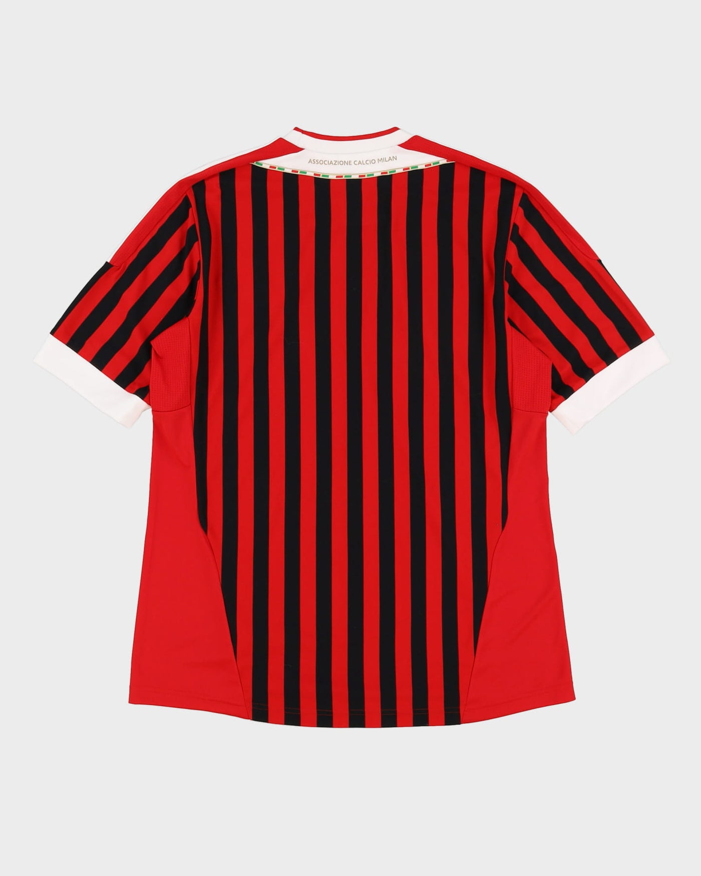 2011-12 AC Milan Adidas Black / Red Home Kit / Football Shirt / Jersey - L